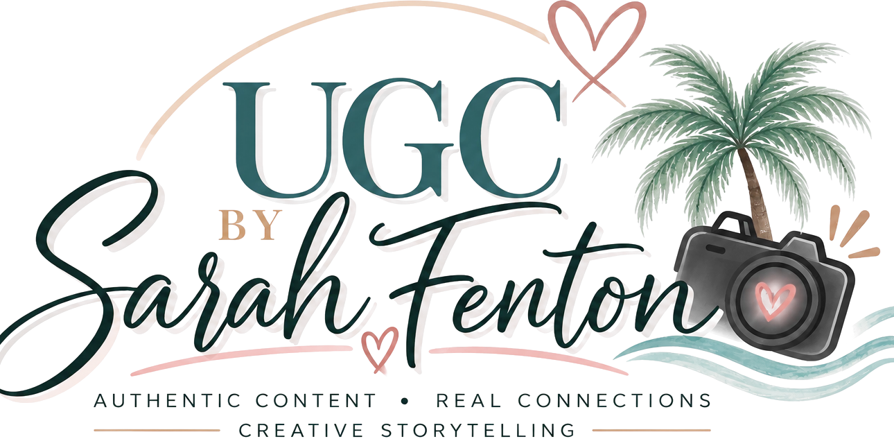 UGC By Sarah Fenton: authentic content, real connections, creative storytelling